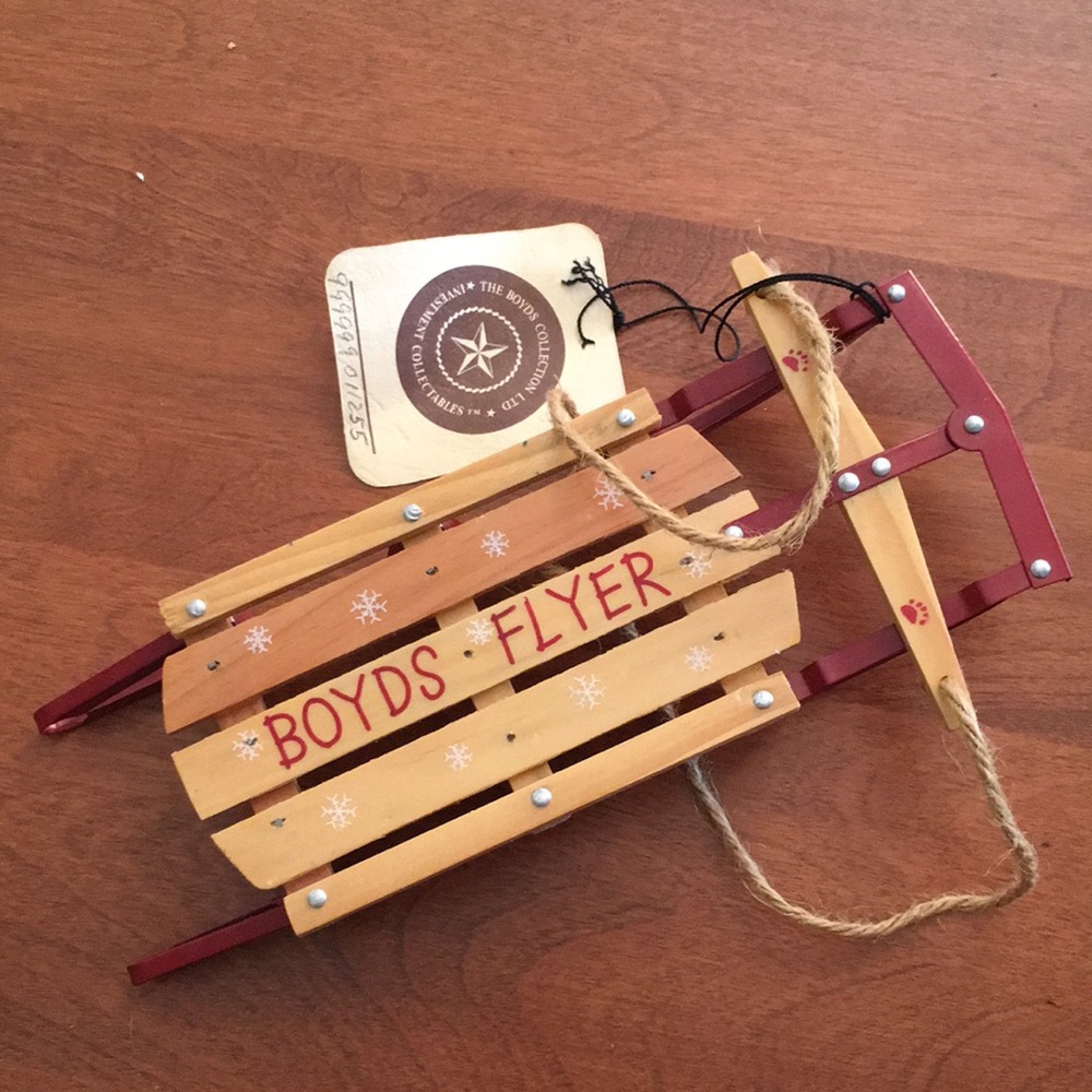 COPY - Boyds Flyer Sled Ornament